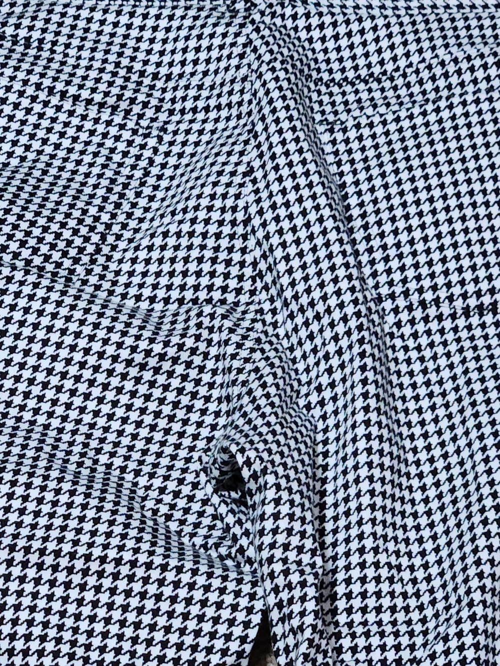 Lauren Ralph Lauren Houndstooth Crop Pants Black White Size 16 NWOT - Picture 6 of 7